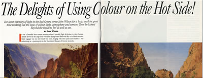 Article by John Wilson - The Delights of Using Colour on the Hot Side!