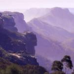 View to Mt Solitary - Katoomba  -  90 x 80 © Copyright John Wilson