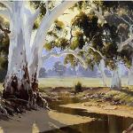 Flinders Gums  -  90 x 60  © Copyright John Wilson