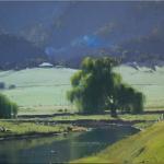 Early Autumn - Gilmore Valley  -  60 x 45  © Copyright John Wilson