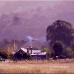 Study - Autumn Chill, Adelong  -  60 x 45 - Copyright John Wilson