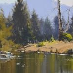 Riverbend Reflections Megalong Valley
30cm x 45cm $1250 sold